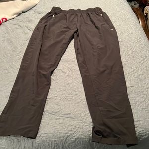 Russell gray joggers size large